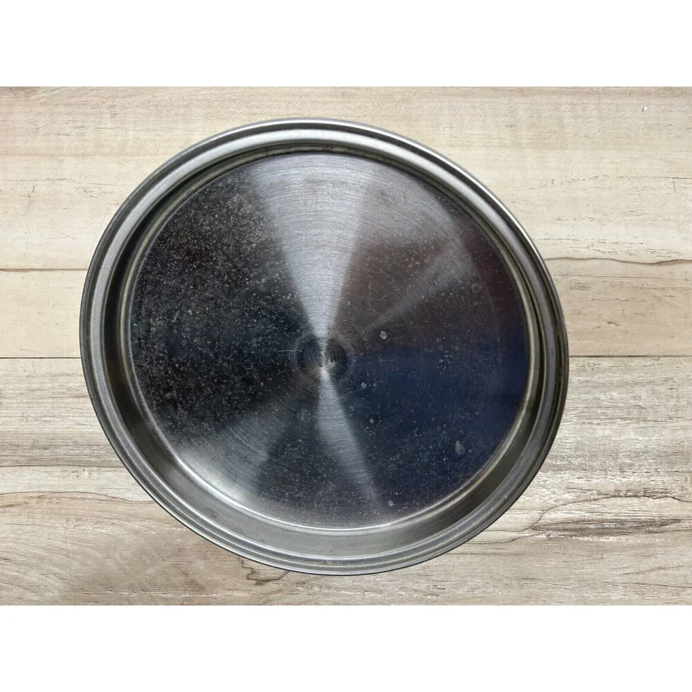 Vintage Unbranded Stainless Steel 2Lt Saucepan With Lid